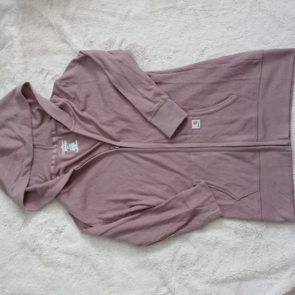 Carhartt Zip-up Hoodie, quarter length sleeve